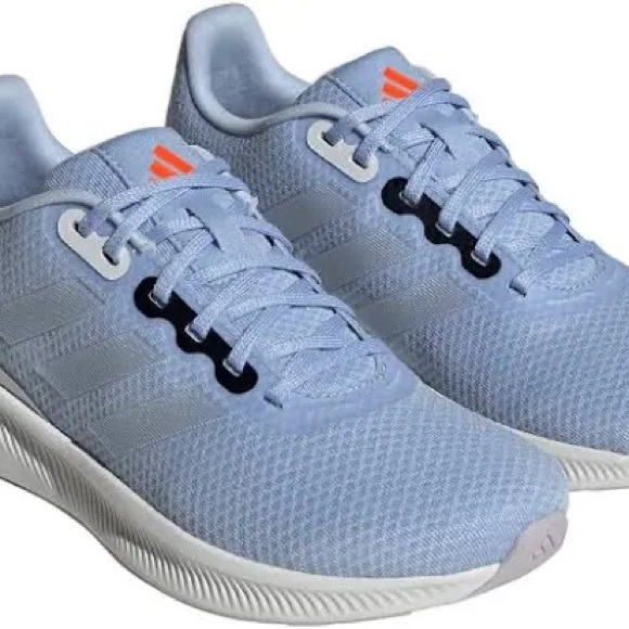 Adidas RUNFALCON 3 RUNNING SHOES Blue Lightweight - Picture 3 of 6